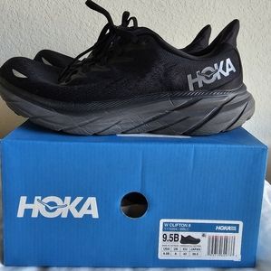 Hoka womens all black sneakers 9.5B